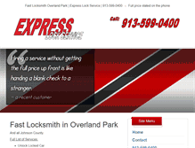 Tablet Screenshot of expresslockservice.com